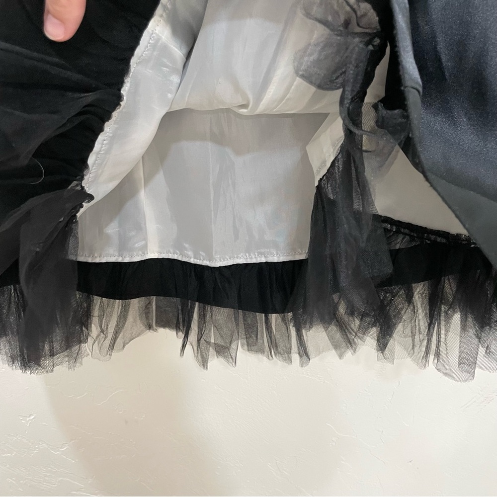 Jessica McClintock for Gunne Sax Vintage Tuxedo Formal Dress Prom Vintage Size 7 - Picture 11 of 15